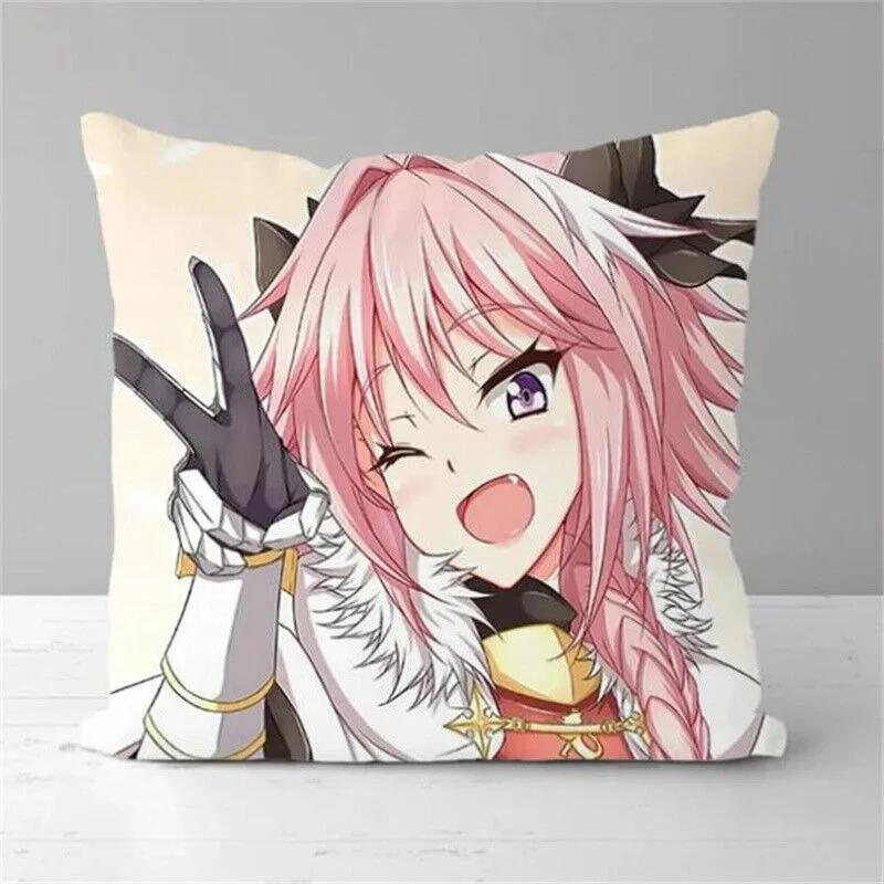 Anime Astolfo Fate/Apocrypha Pillow Case Cushion Cover Throw Home Dcor