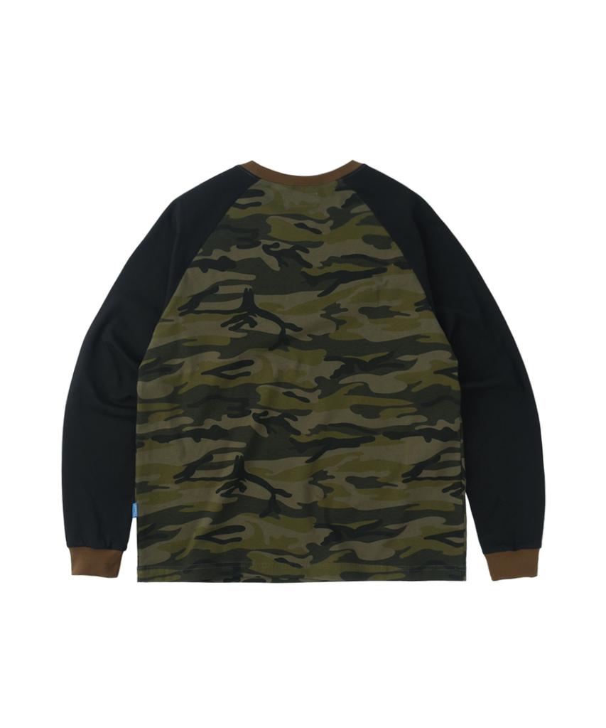 Sseonegteu W.A.M. Raglan Ls Tee - Camo