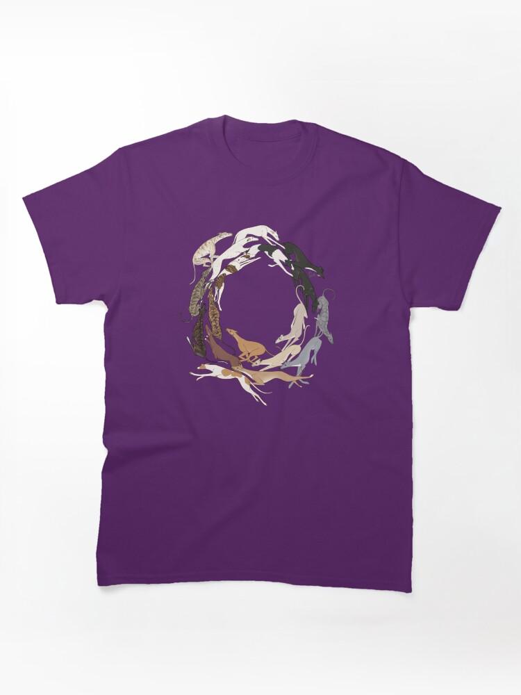 A Gathering of Cats The Greyt Hound Romp Classic Unisex T-Shirt