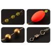 Fishing Bobbers Bright Color Floats Bait Rigs Reusable Olive Shaped/Cylindrical for Saltwater Freshwater Fish