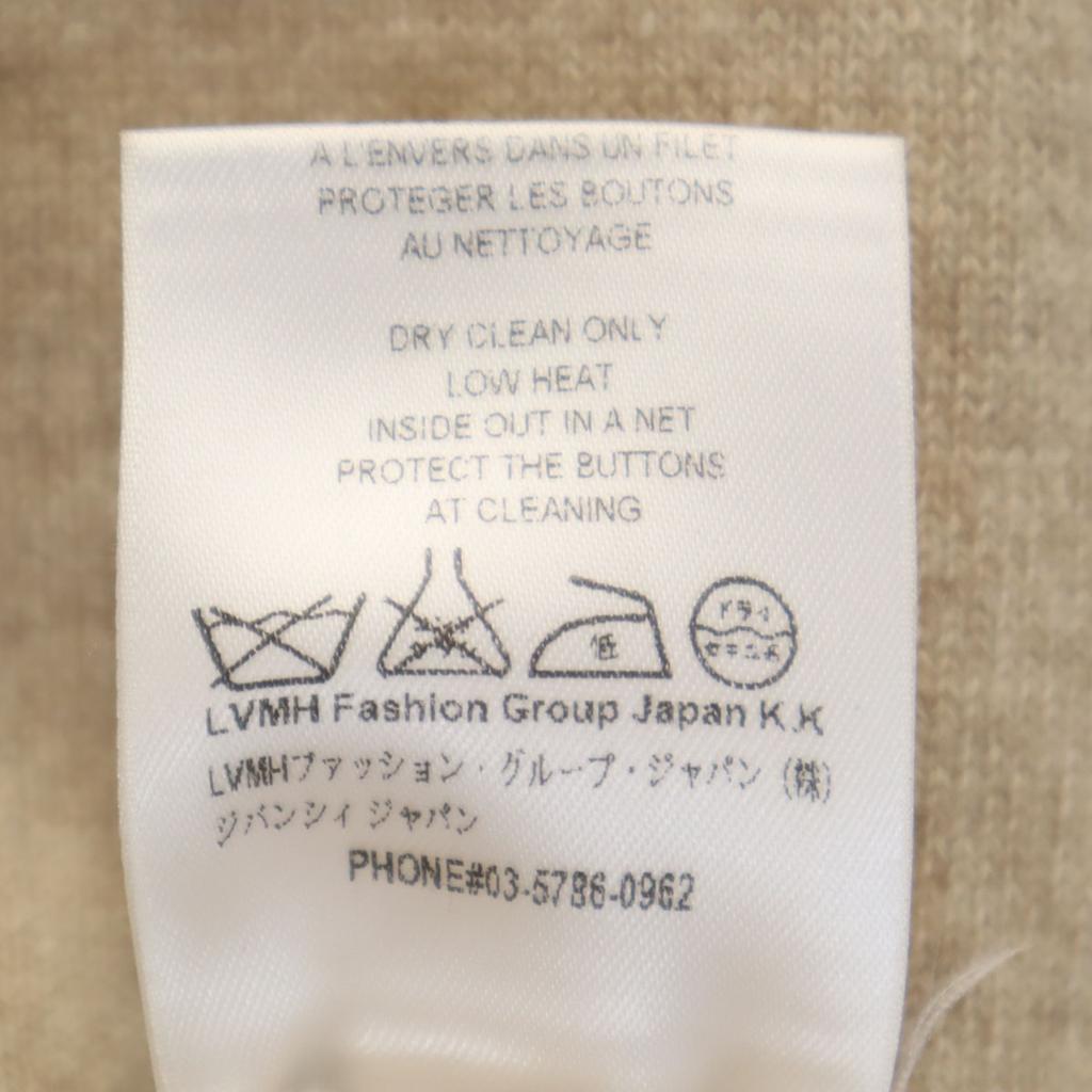 Givenchy Made In Italy Cashmere Blend Long Sleeve Cardigan XS Beige Women Used