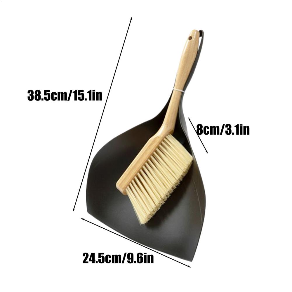 Mini Broom And Dustpan Compact Dust Removal Dust Pan And Brush Set Cleaning Tool For Kitchen Tabletop Bedroom Living Room