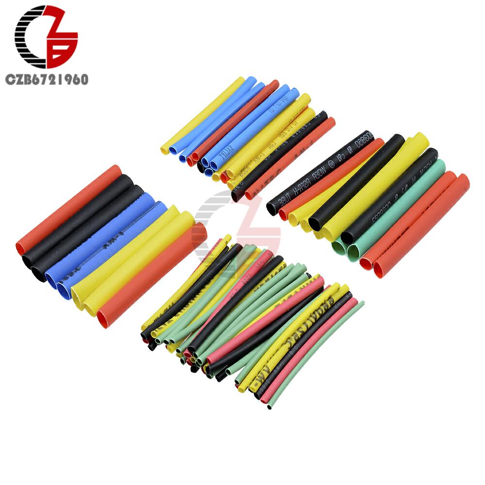 328PCS Heat Shrink Tube Kits Electrical Connection Cable Insulation Sleeved Protecter Polyolefin Heat Shrink Tubing
