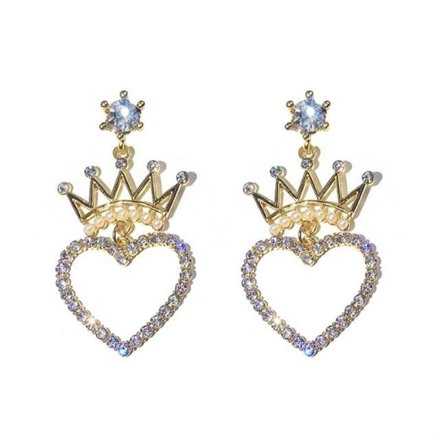 

Модные украшения Простые темпераментные серьги женские Кристаллы из Австрии 2 цвета подходят женщинам и женщинам для свадьбы