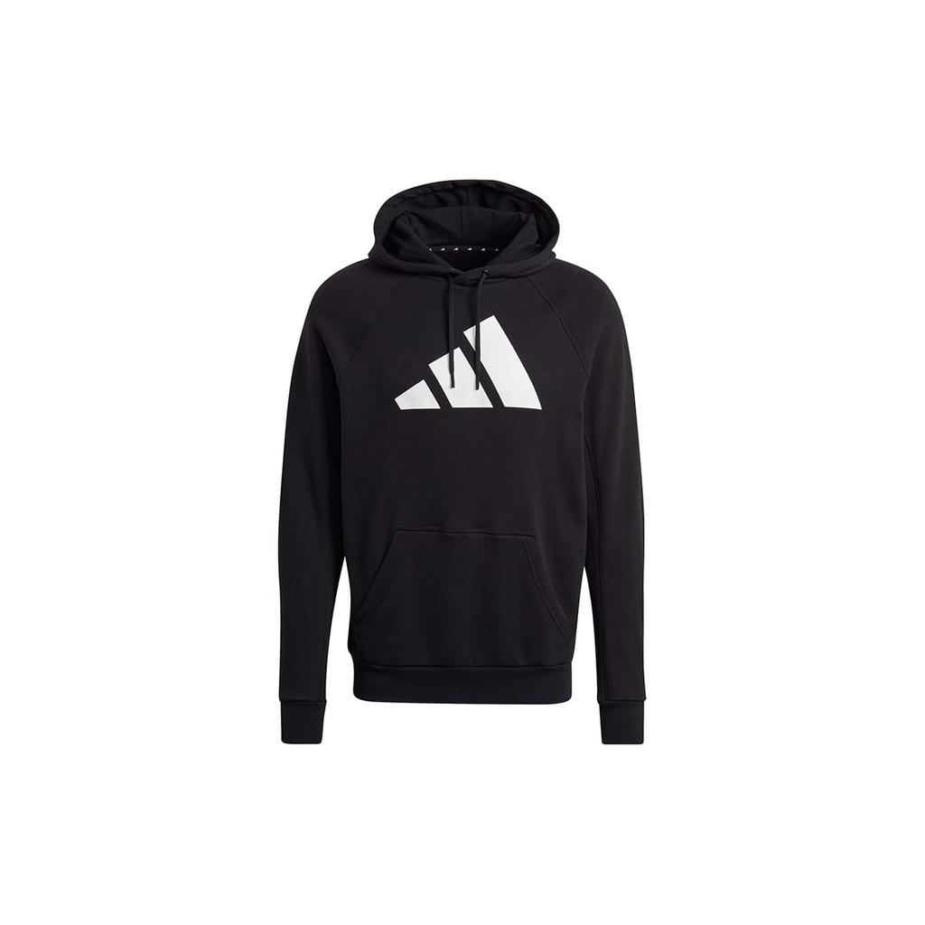 adidas Sweatshirts Men's Black Hooded Moderate Regular GM6458