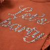 T-shirt enfants à manches longues cognac 92/104/116/128/140