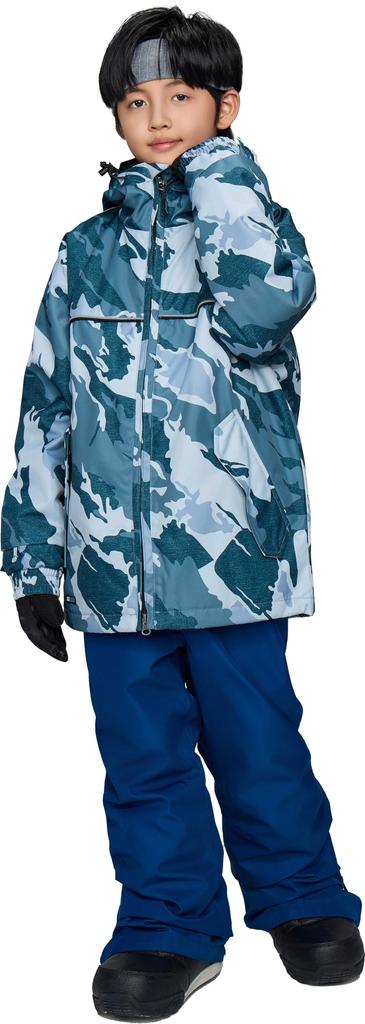 Ash Greem Snowboard and Ski Wear Sizes Water Resistance x Size Jacket and Junior Snowboard and Ski Wear Set for Boys and Girls Kids' Set, 120-160,