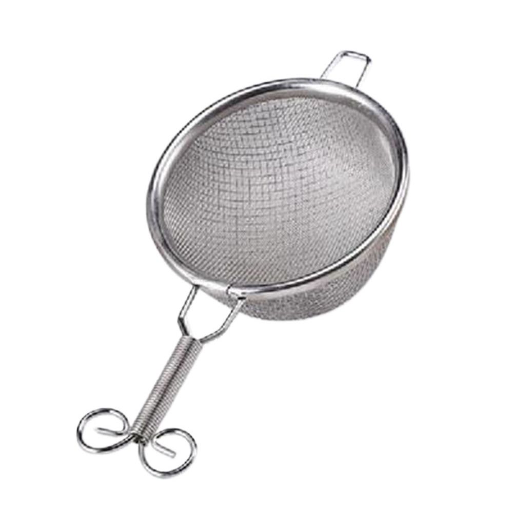 Cone Shaped Fine Mesh Colander Short/Long Handle Skimmer Spoon Effective Food Sifters  Noodles