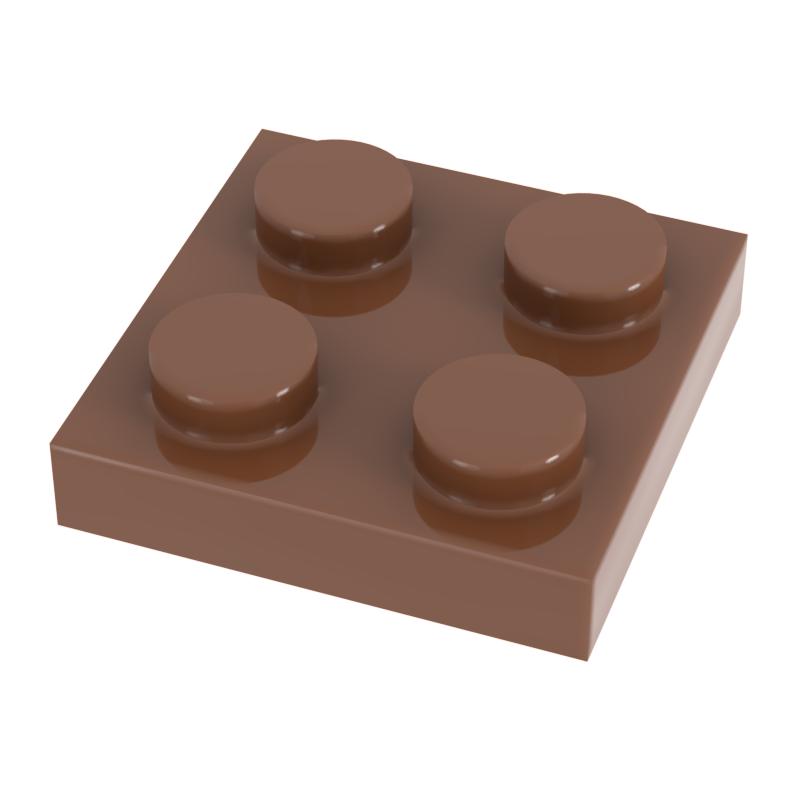 [Funbrick] 50pcs Plate 2x2 3022 Compatible with Famous Brand Building Block Classic Building Blcok Toys MOC DIY