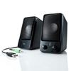 Sanwa Supply USB Powered Multimedia Speaker 4W Stereo Mini Jack Connection 3.5mm MM-SPL15UBK