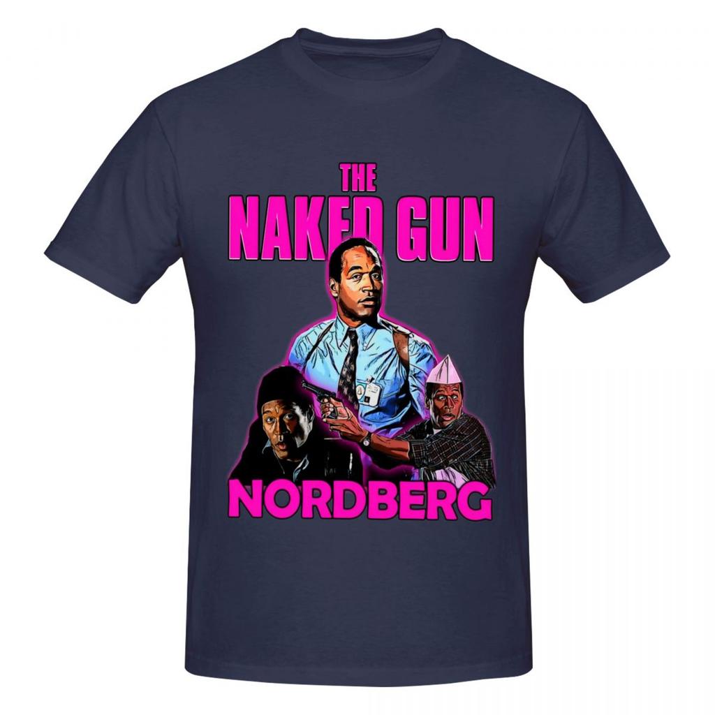T-shirt Unisexe Nordberg The Naked Gun Streetwear Coton Manches Longues Oversize Chemises Personnalisées
