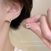 Sleep-friendly Four-Leaf Clover Stud Earrings for Women - Simple, Small, Comfortable Ear Jewelry