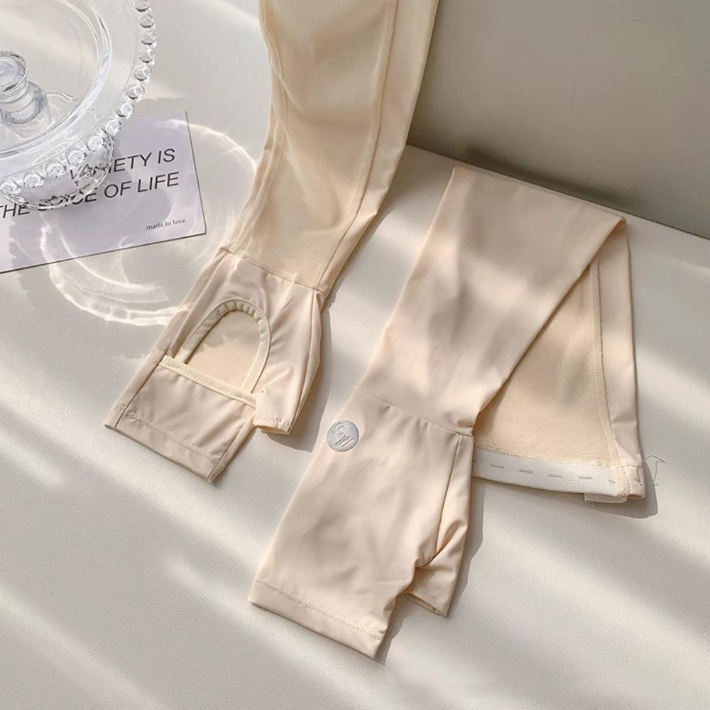 

Mesh Long Ice Silk Sleeves Ice Sleeves Cycling Gloves Sun Protection Sunscreen Arm Covers Women