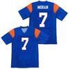 Moran 7 Jersey Sinine Mägi Osariigi TV Saade Jalgpalli T-särk Suvine Vabaaja V-kaelusega Unisex Streetwear T-särk Moodne Trükitud Särk