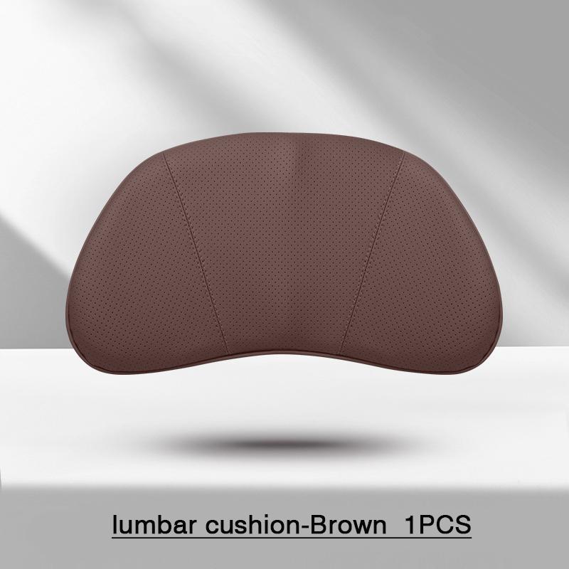 AABKV1 For Porsche Headrest Neck Support Waist Lumbar Cushion Soft Car Seat Neck Pillow Seat Cover Protector original color scheme