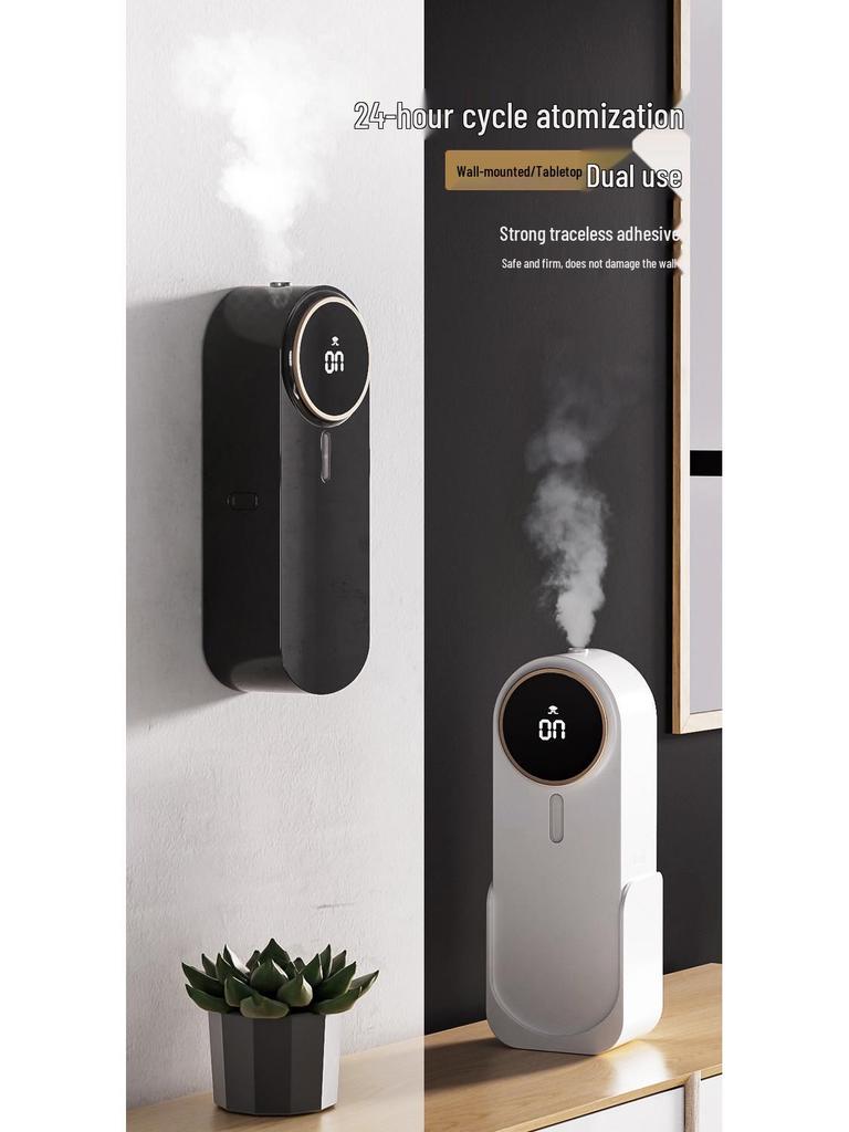 Automatic Essential Oil Aroma Diffuser with Timer - Silent Air Freshener for Hotels and Bathrooms