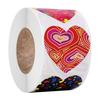 500Pcs/Roll Heart-shaped Labels Sticker Candy Gift Box Wedding Valentines Decals