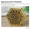 12 Peças Caixa Decorativa para Doces Embalagem de Presente Premium Porta para Doces Festivos Lembrancinhas de Aniversário Bodas Festa de Casamento