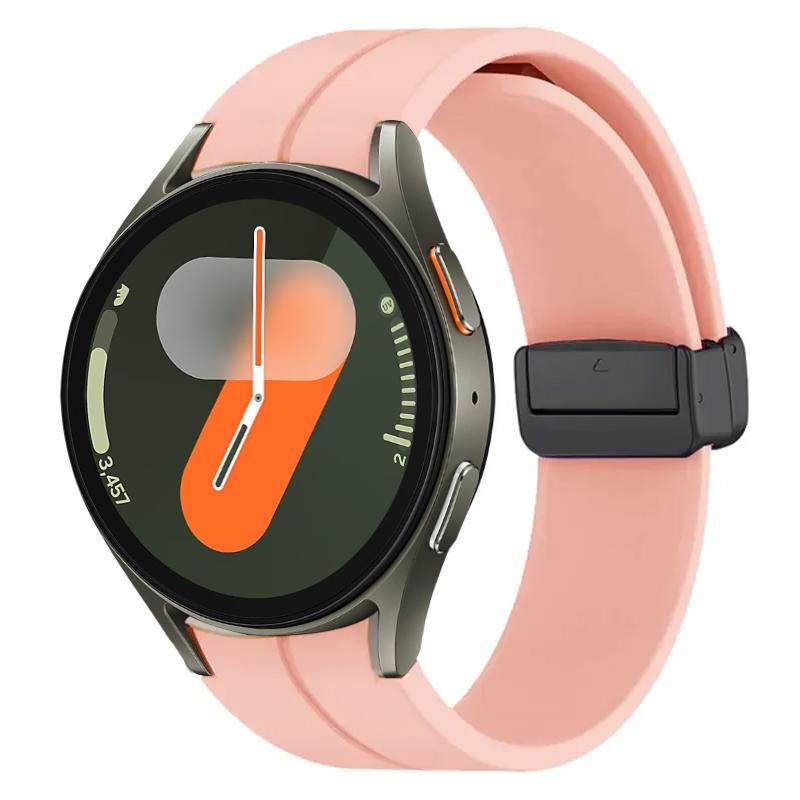 Silicone Band for Samsung Galaxy Watch 7 FE 40mm 44mm Strap Smartwatchh Magnetic Buckle Wrist Bracelet Galaxy Watch7 Watchband