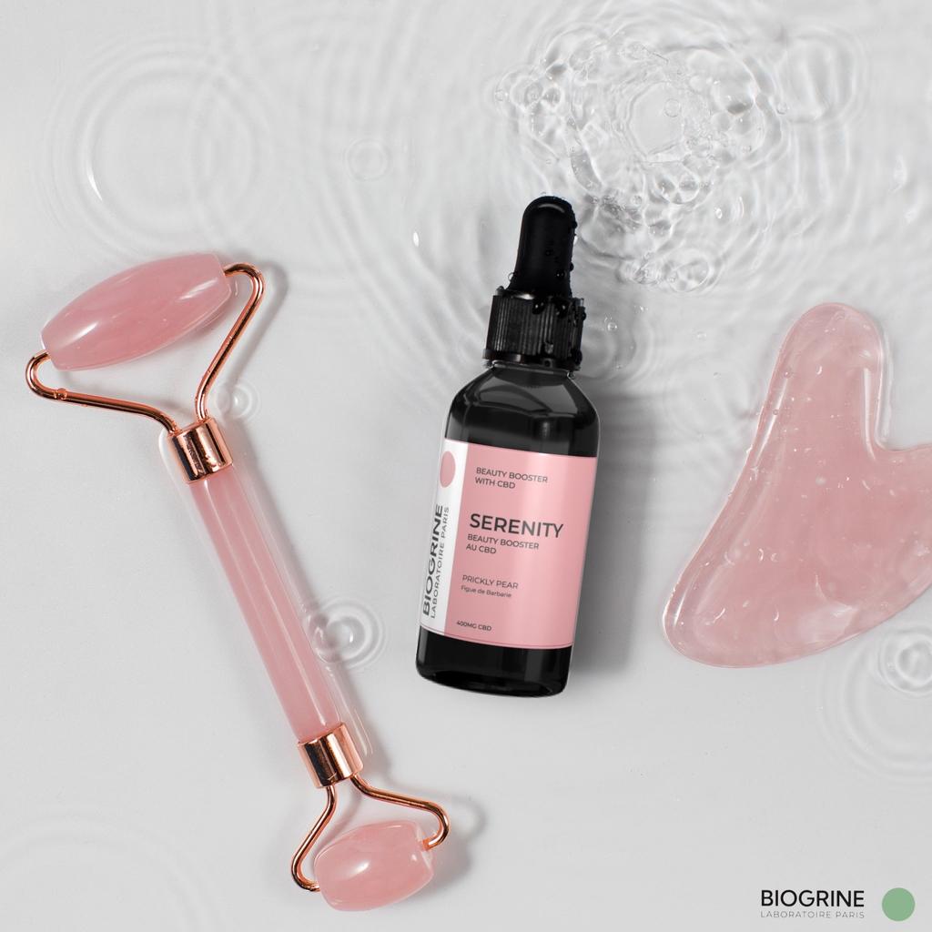 BIOGRINE SERENITY Beauty Booster mit CBD|400 mg CBD-15 ml|Antioxidans|Feigenkaktus|Glättung, Straffung, Mischhaut|Intensive Ausstrahlung