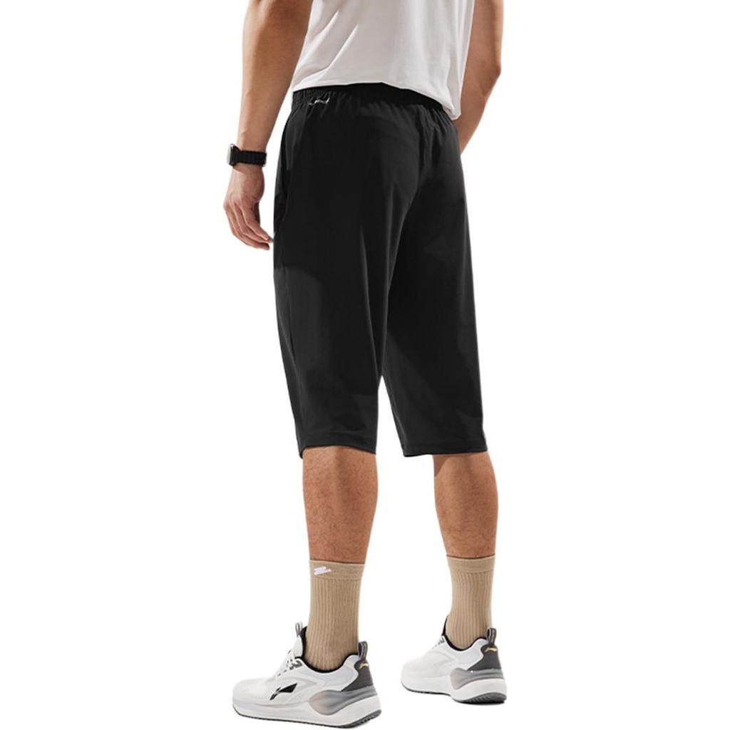Li Ning Fitness Series Casual Shorts Men's Black AKYU011-1