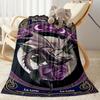 Gothic Style Blanket Ultra-Soft Perfect for Chair Livingroom Office for All Occasions Digital Print Suitable for Gifting Relatives and Friends