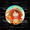 One Piece Anime Anstecker Luffy Zoro Chopper Zubehör Anstecknadel Schlüsselanhänger Spiegel Cosplay Merchandise Piratenkönig Manga Sammlung Geschenk