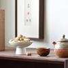 Retro Ceramic High-Footed Plate: Multifunctional for Meals, Fruits, Tea, Desserts, Salads, and More