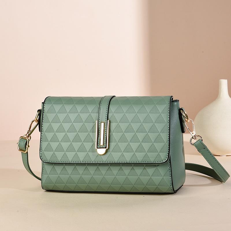 

Новая модная сумка через плечо в корейском стиле, простой повседневный подарок для мамы и свекрови, сумка на одно плечо 22*15*9cm зелёный