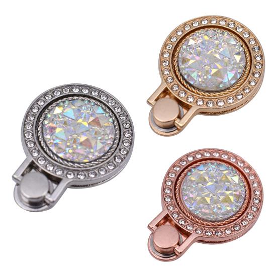 Fingerringhalter Grad Drehung Metall Universal 360 Strass Taschenuhr Telefonring