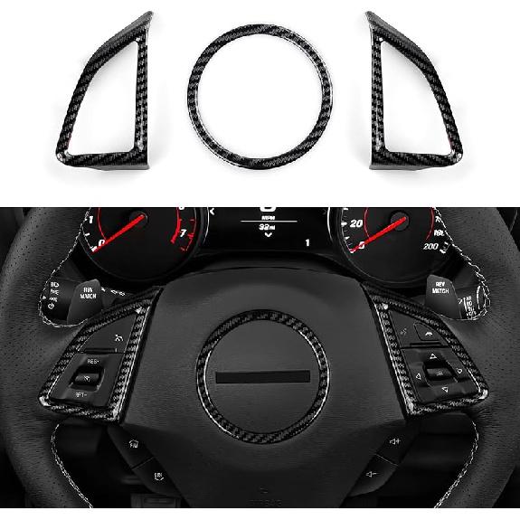 Car Sticker ABS Carbon Fiber Decal Interior Cover Trim for Chevrolet Camaro 2016 2017 2018      2024 Accessories
