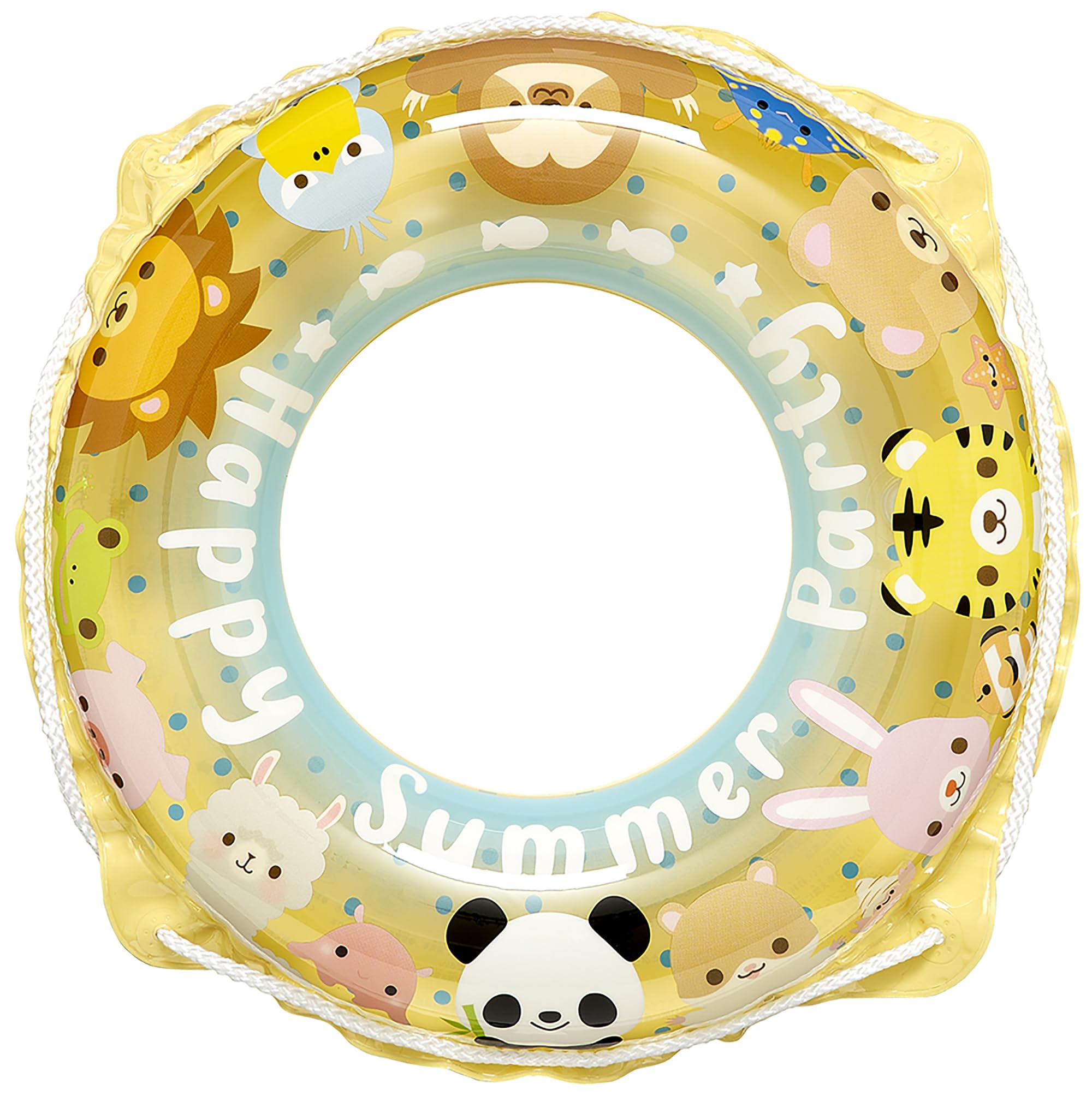 Надувной летний праздничный круг Igarashi 50 см с веревкой. (РГД-50А)