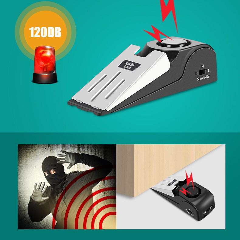 Anti-theft Doorstop Alarm for Home & Hotel – Personal Security Blocker