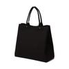 Francfranc Logo Tote Bag 2 L Black Gusset Bottom Plate Large Tote Bag 2025 Model [Francfranc]