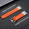 Men Silicone Band For Apple Watch Ultra 2/1 49mm Series 10 9 8 7 Se 6 5 Se Luxury Sports Bracelet for Iwatch 46mm 44 45mm Strap