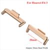 1Pair Adapter For Huawei Watch Fit 3 Strap 20mm Smartwatch 316L Stainless Steel Connector Accessories for Huawei fit2/1 band