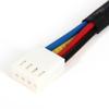 8pcs/lot Fan Resistor Cables 4 Pin Male To Female Connector Fan Speed Reduce Resistor Temperature Control Descending Speed Line