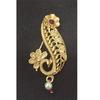 RSINC Moti Estilizado con Cuentas Maravillosa Joyería Marathi Nath/Anillo de Nariz para Mujeres/Niñas (Presiona sobre Nath) Tamaño- 4 Cm |D1