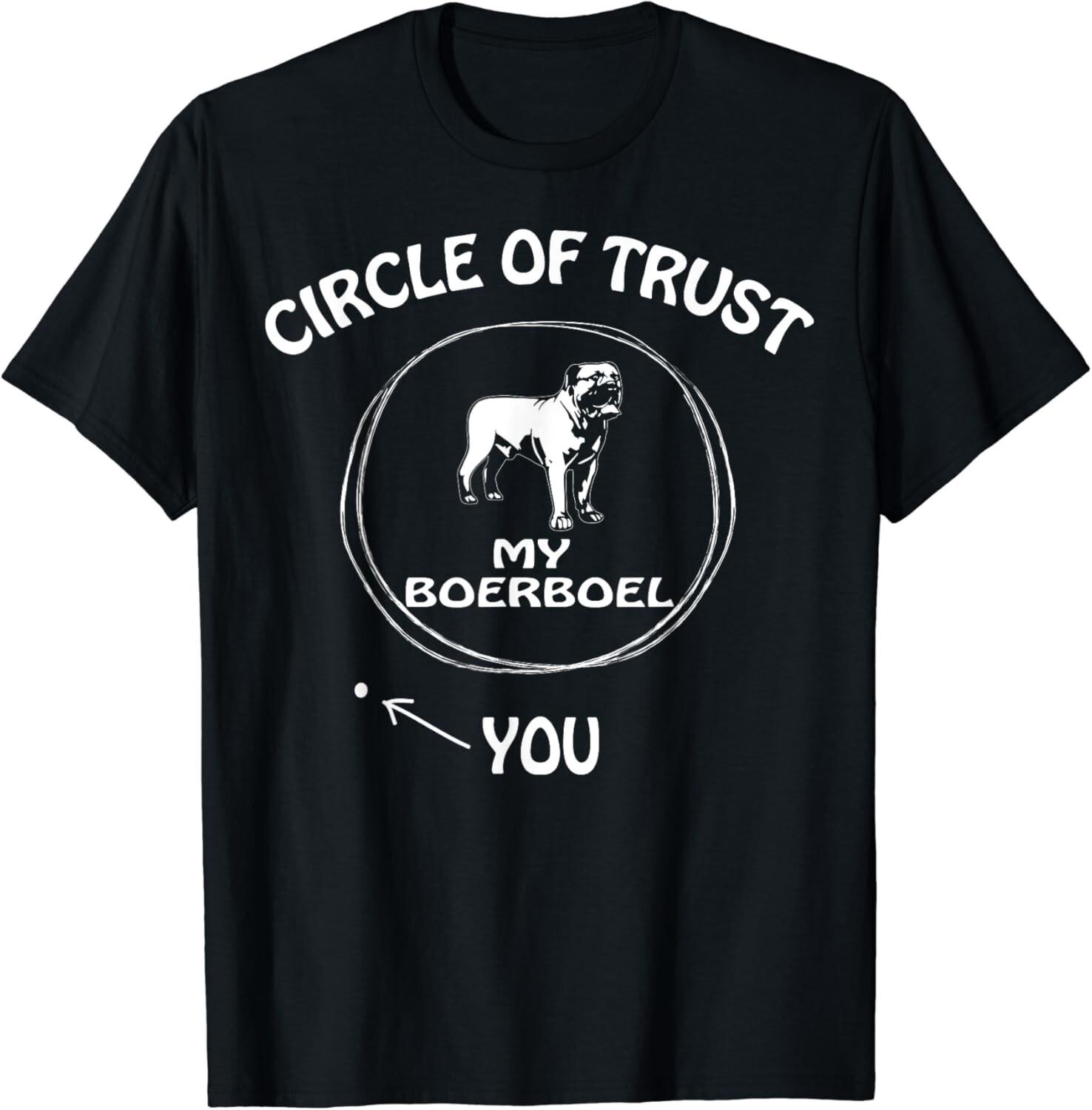 Circle of Trust Boerboel Funny T-shirts for Dog lovers Gifts Unisex T-Shirt XXL
