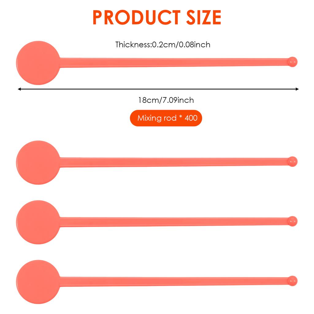 400 Pièces Touillettes à Cocktail Bâtonnet Mélangeur Barman Cuillère Touilleur à Café Kit Accessoires Barman Shaker à Whisky Outils de Cuisine Bar