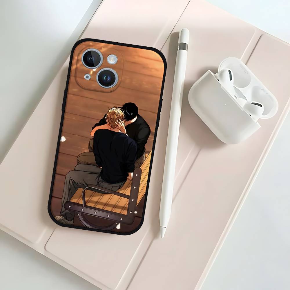 

Korean Comics Summer Black Phone Case That Fits For IPhone 17,16,15,11,13,14 Pro Max,Plus,X,Xr,Xs Max,13Mini iphone12ProMax