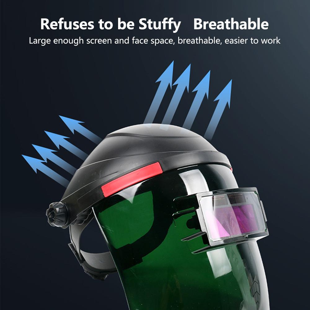 Large Viewing Screen Welding Mask Solar Automatic Dimming HeadMounted Welding Helmet Welding