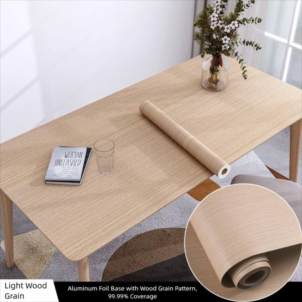 

Маслостойкие настольные бумажные доски Дизайн досок Водонепроницаемые обои Новые самоклеящиеся обои 40*100CM-Shallow Grass Trees