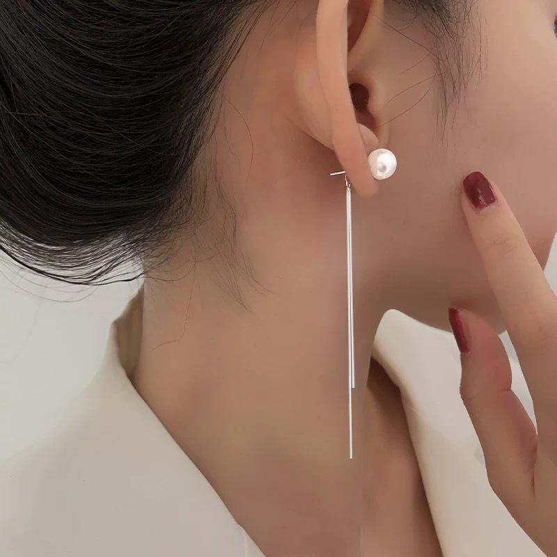 Tassel Ear Line Long, Niche Earrings, Simple, Fashionable, Versatile, Elegant, Luxurious, High-end Ear Accessories