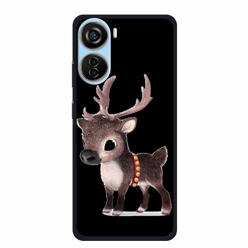 Schwarze Silikonhülle für ZTE Blade V50 Design 5G Libero 5G IV V41 Vita Axon 40 lite Handyhülle Cartoon Katze Weiche Rückseite Hülle
