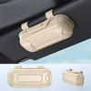 Car Visor Clip-On Storage Eyewear Case with Box Sun Visor Push-Open Cover Dustproof