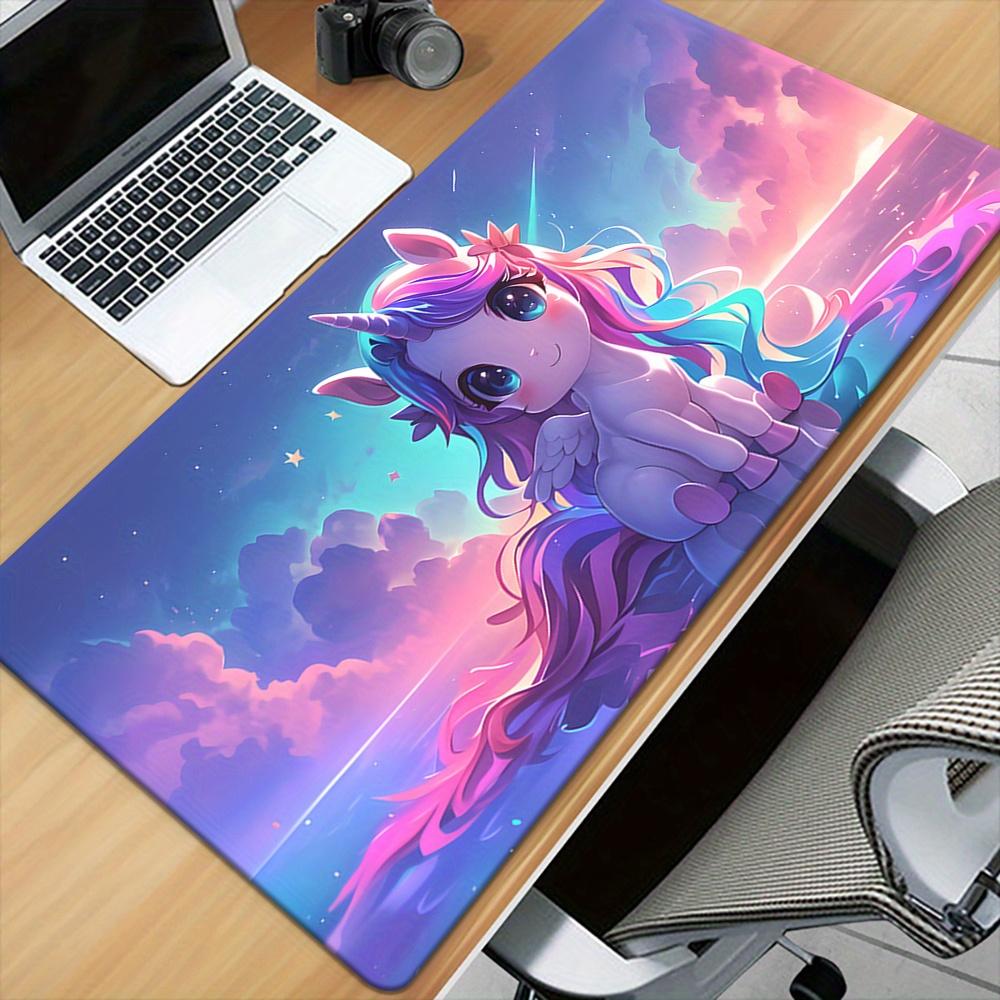 Pretty Unicorn HD Print Mouse Pad Multifunctional Desk Mat for Gaming Office Keyboard Computer Accessories 300x800x2mm