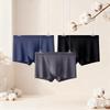 One's Member Men's 10A Antibacterial Cotton Boxer Briefs with Silk Crotch