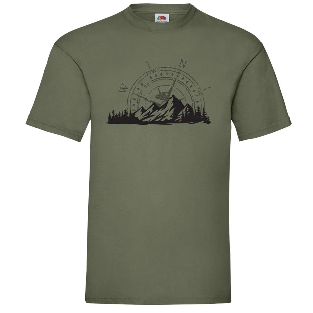 Compass and Mountains T-Shirt