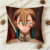 Classic Manga Anime GGachiakuta Zanka Doublesided Printed Square Decorative Cushion Cover for Sofa Living Room Home Decor